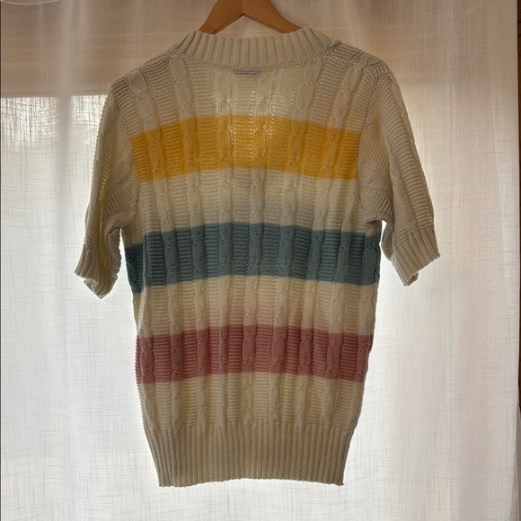 Vintage Striped Knit Sweater - Picture 3 of 3